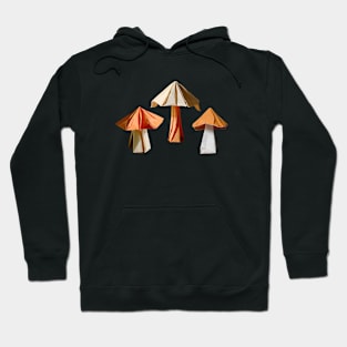 Origami Mushrooms Hoodie